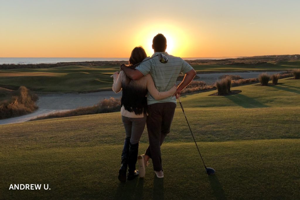 Story from Andrew U., recent guest at the Sanctuary at Kiawah