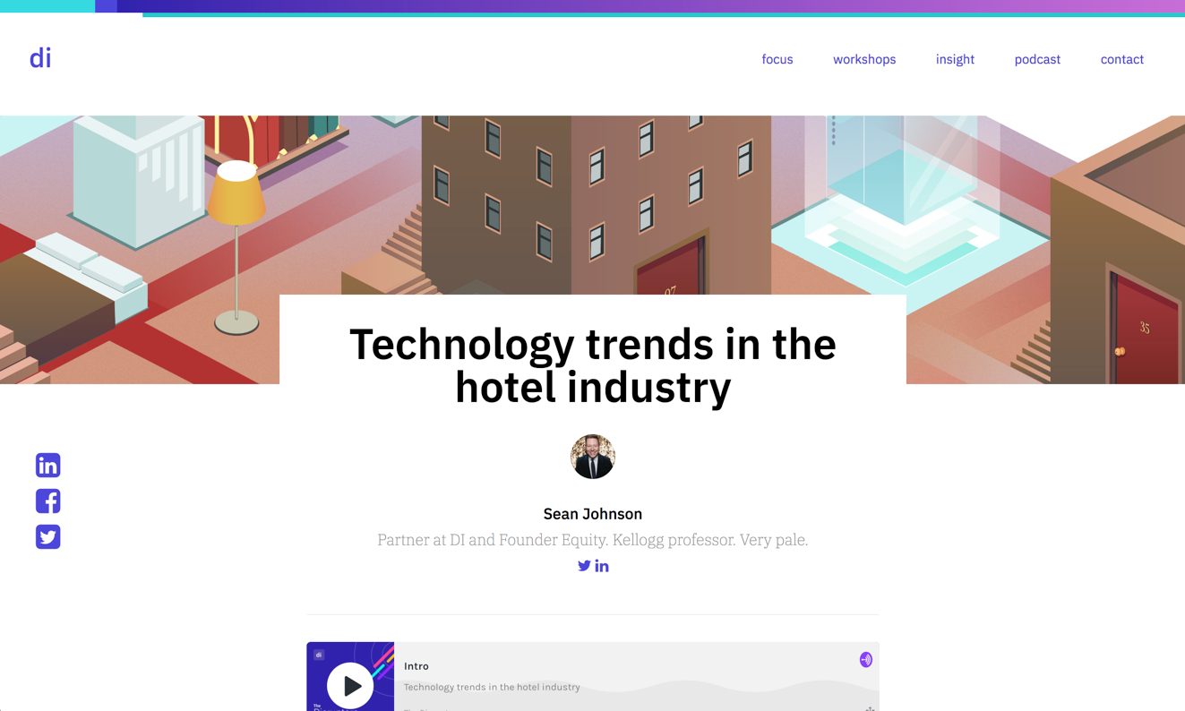 Technology trends in the hotel industry: Spotlight on Jordan Hollander