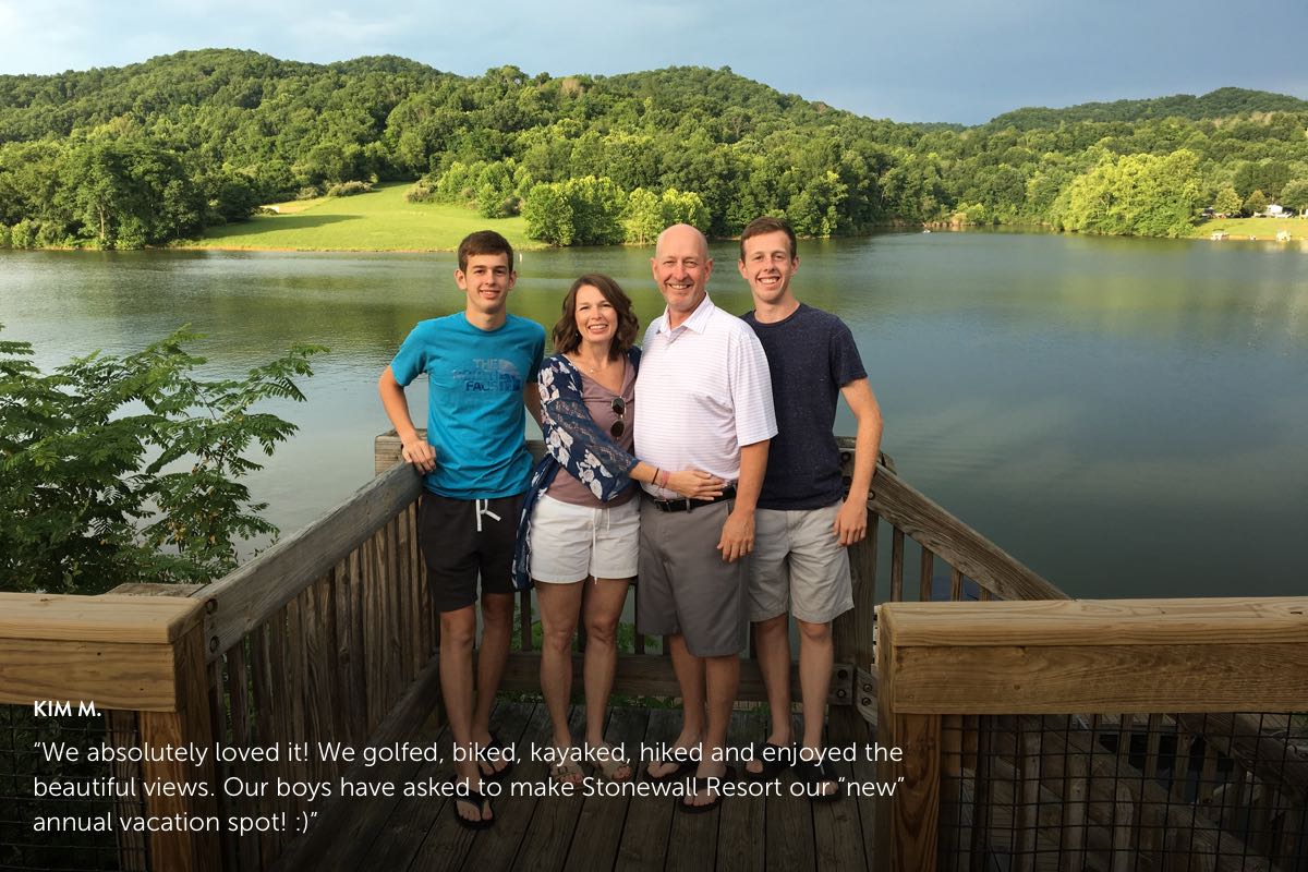 Kim M.'s photo submission to Stonewall Resort's Story Contest