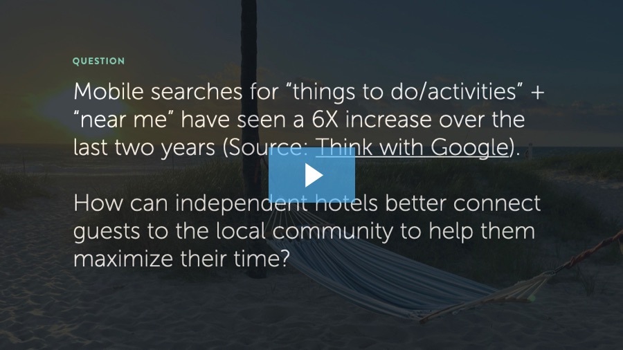 Video 2: Elevate destination experiences with the community